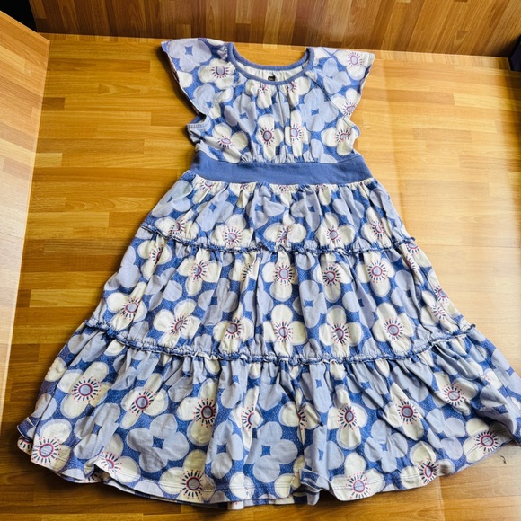 Tea collections floral short sleeve dress size 10 - Picture 1 of 8